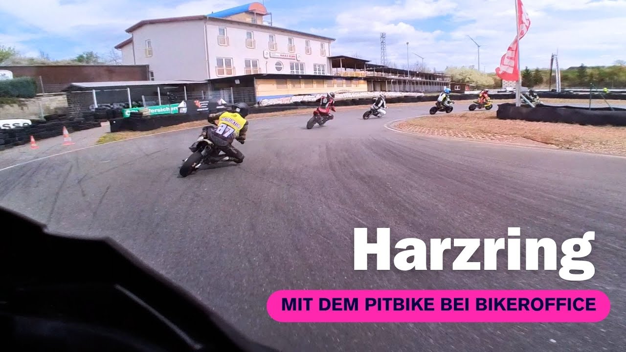 Viertes Mal auf dem Pitbike I Instruktion am Harzring mit Jeffrey Evans