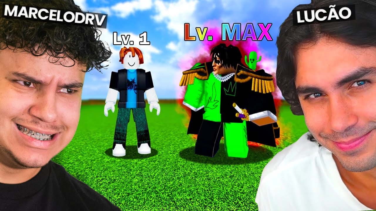 MARCELODRV INICIANDO no BLOX FRUITS com LUC&Atilde;O