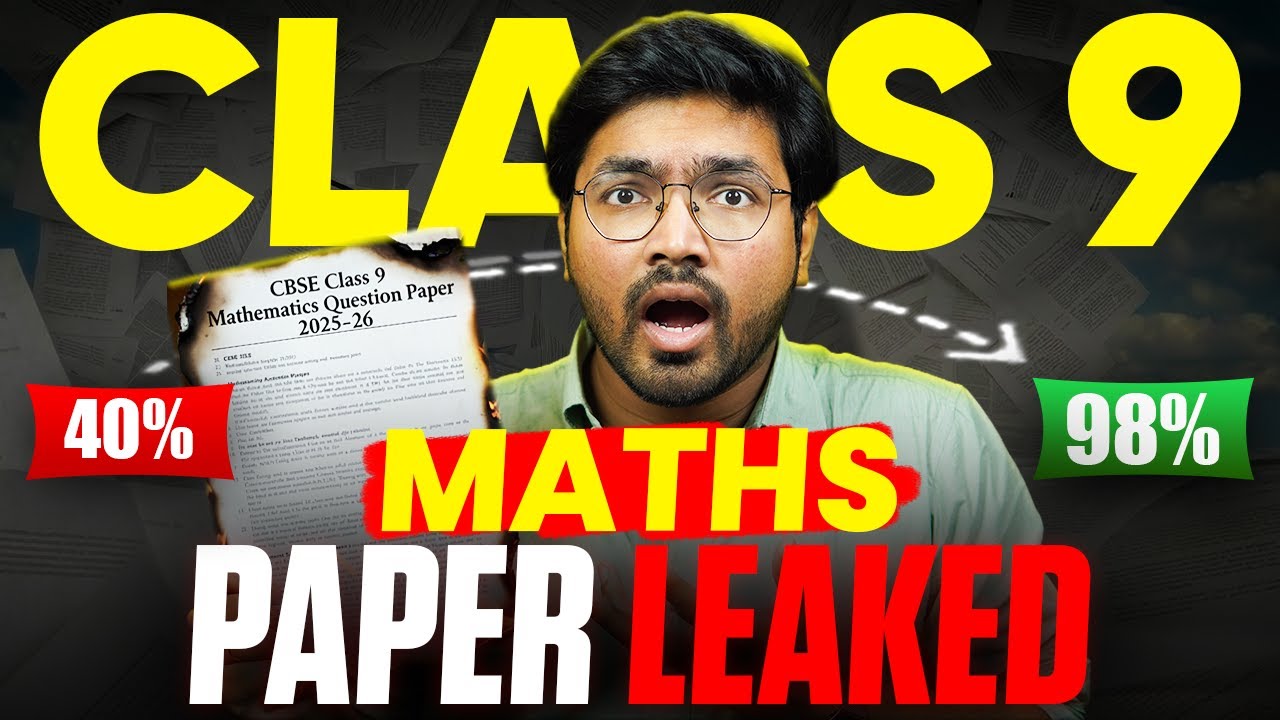 Class 9 MATHS ⚠️ - This is Your FINAL Paper !!! Last Chance to Save Maths Score! Zero to Hero