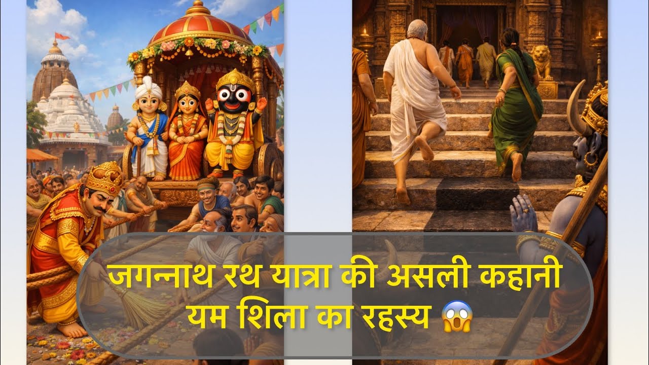 जगन्नाथ रथ यात्रा की असली कहानी 🔥 | यम शिला का रहस्य 😱 | Puri Jagannath Temple Secrets