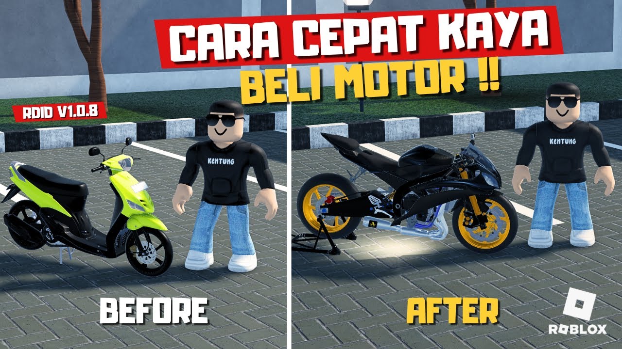 CARA CEPAT KAYA BELI MOTOR MAHAL DI RDID NEMU ANOMALI  - Roblox Indonesia #roblox #robloxindonesia
