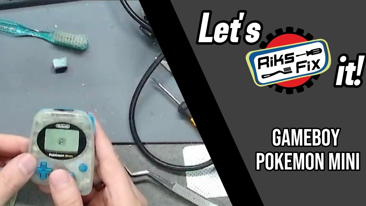 Gameboy Pokemon Mini ziemlich zerstört! - Let's RiksFix it!