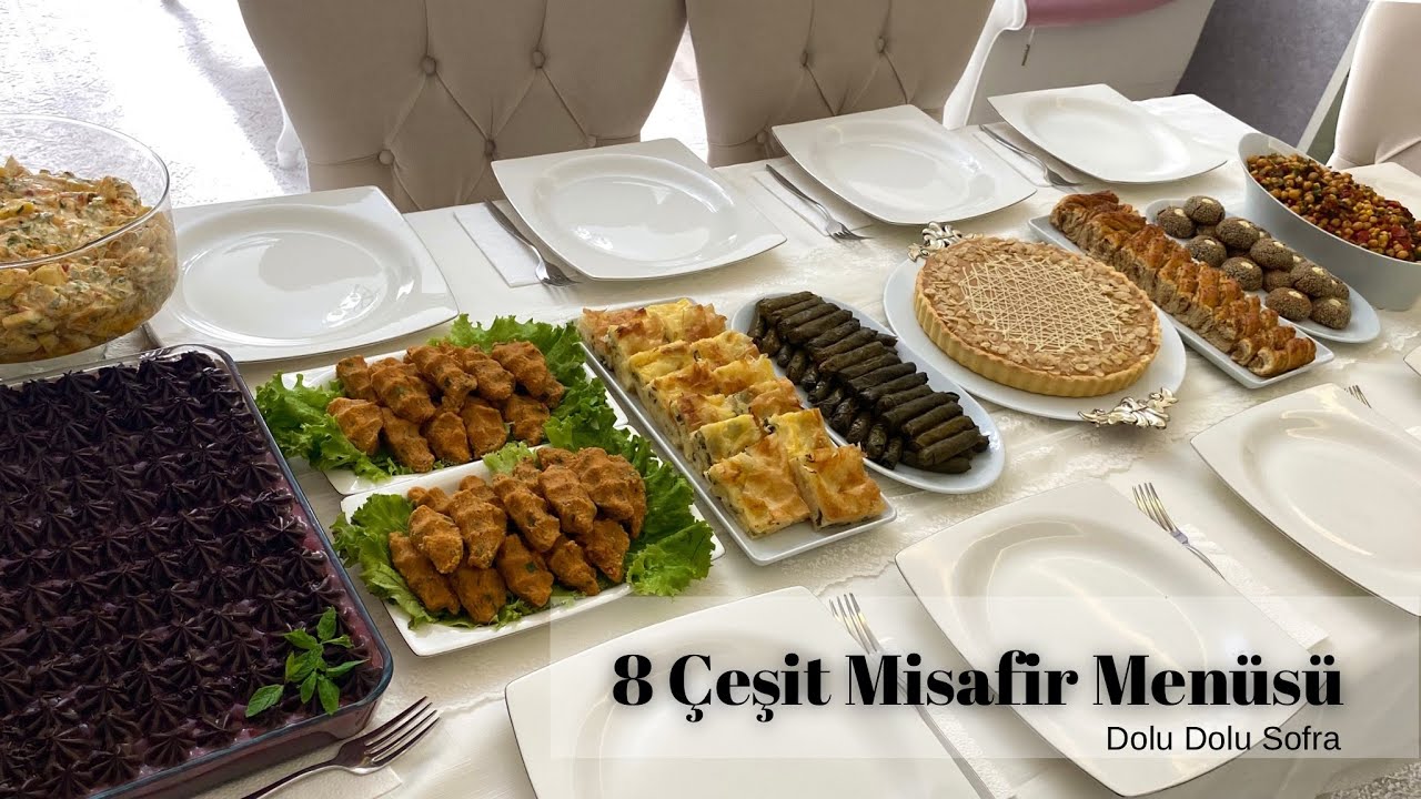 Kalabalık Misafirler İçin 8 Çeşit Menü | Dolu Dolu Sofra 🍽️