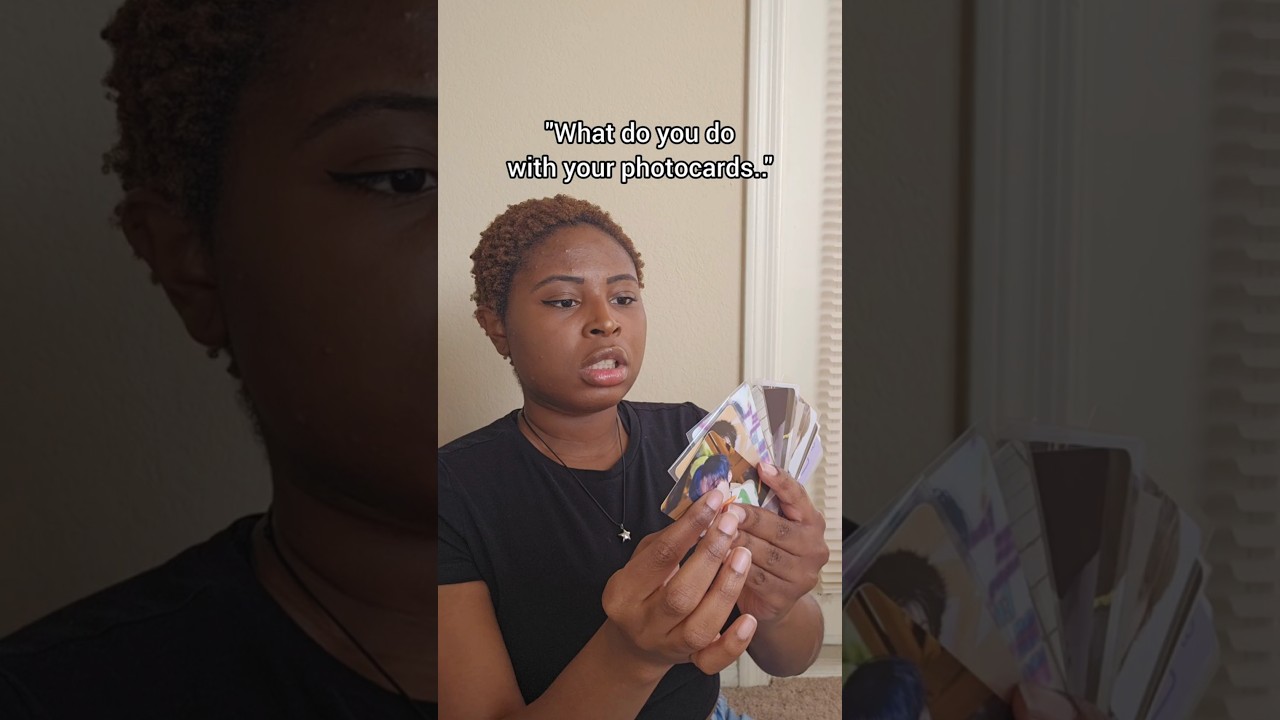What to do with your photocards #kpopshorts #fangirl #photocard #kpopcollection
