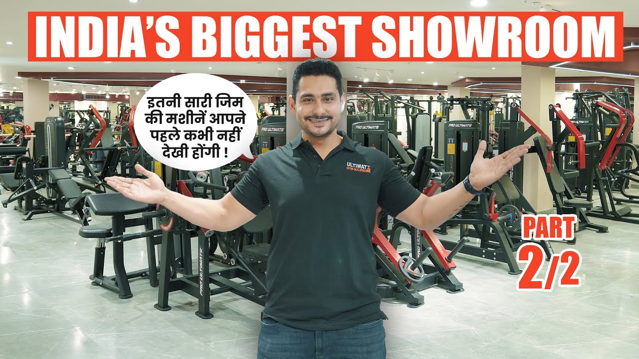 BIGGEST Gym Equipment Showroom in India 🇮🇳 | Part 02 | Abhishek Gagneja
