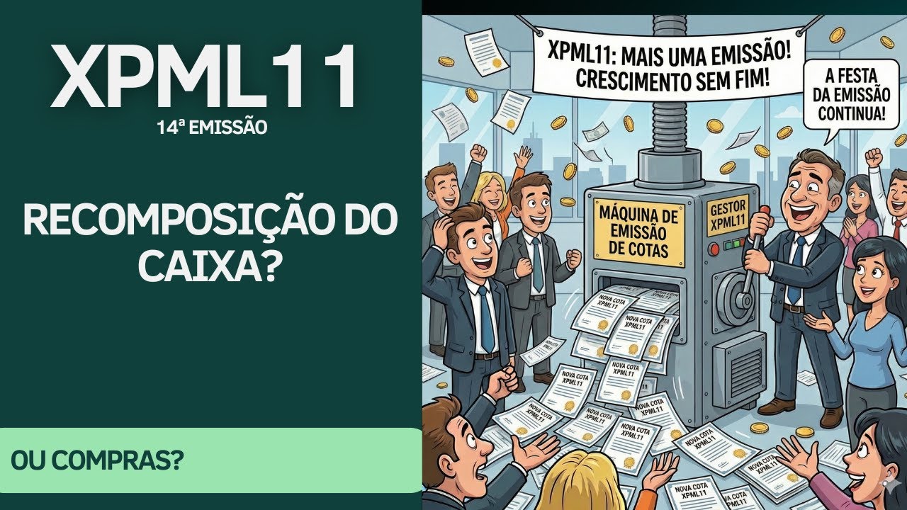 #XPML11 - MAIS UMA EMISSÃO...