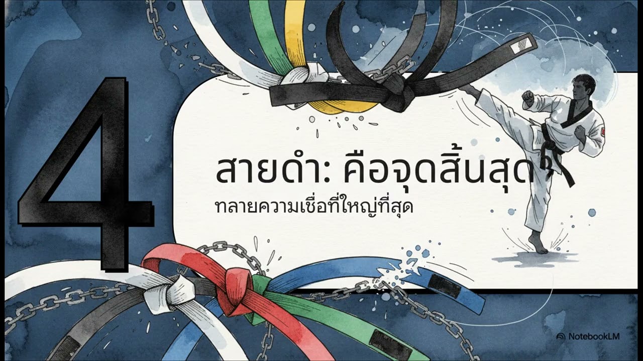 เทควันโด จากสายขาวสู่สายดำ