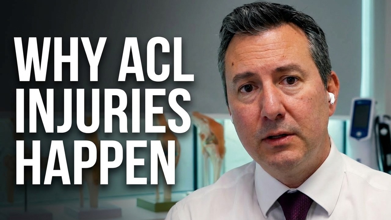 Why does the ACL so commonly injured in sports?