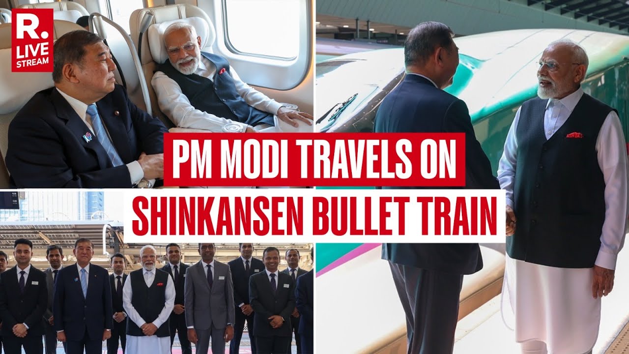 LIVE: PM Modi and Japanese PM Ishiba Travel Together on Historic Shinkansen Bullet Train from Tokyo