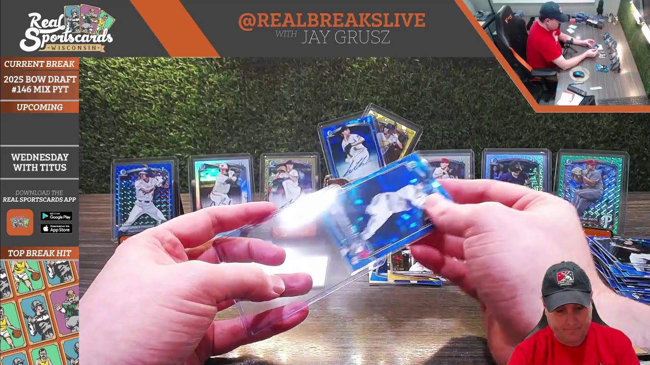 2025 Bowman Draft #146 Pick Your Team Mixer with Sapphire & Delight! (2/25/26)