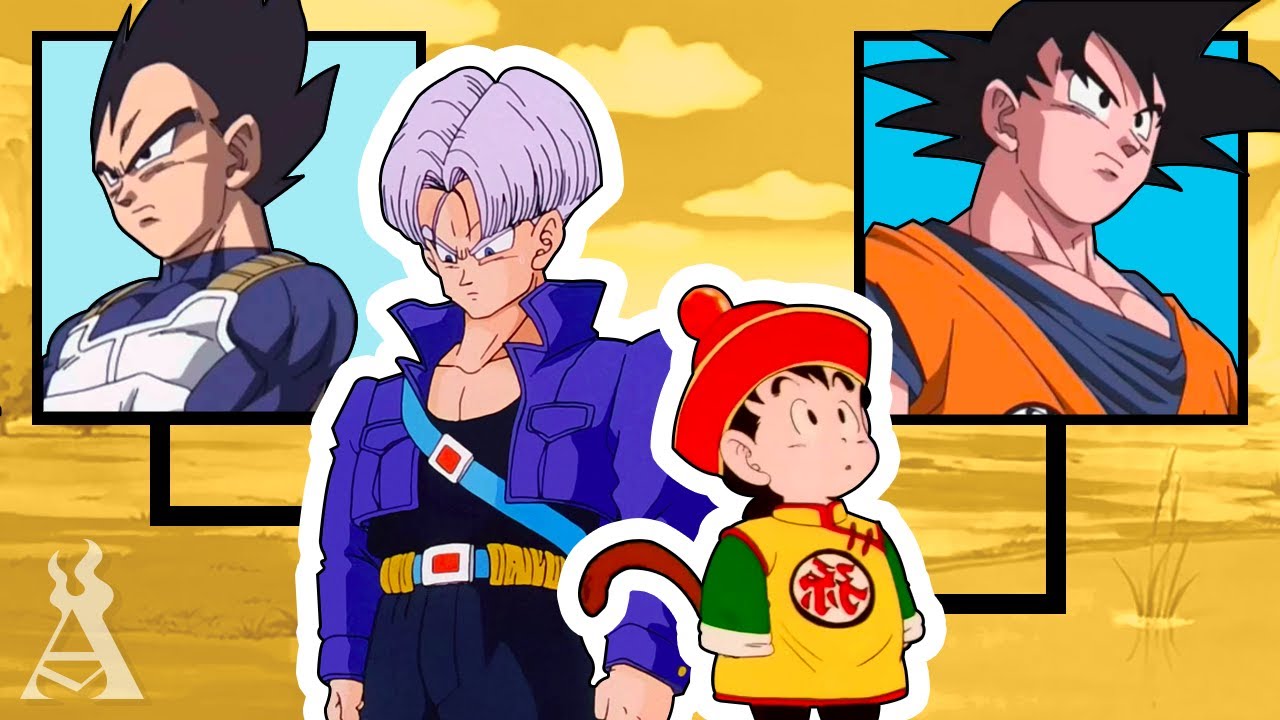 Генеалогическое древо Dragon Ball: объяснение — Гоку и Вегета (Dragon Ball)