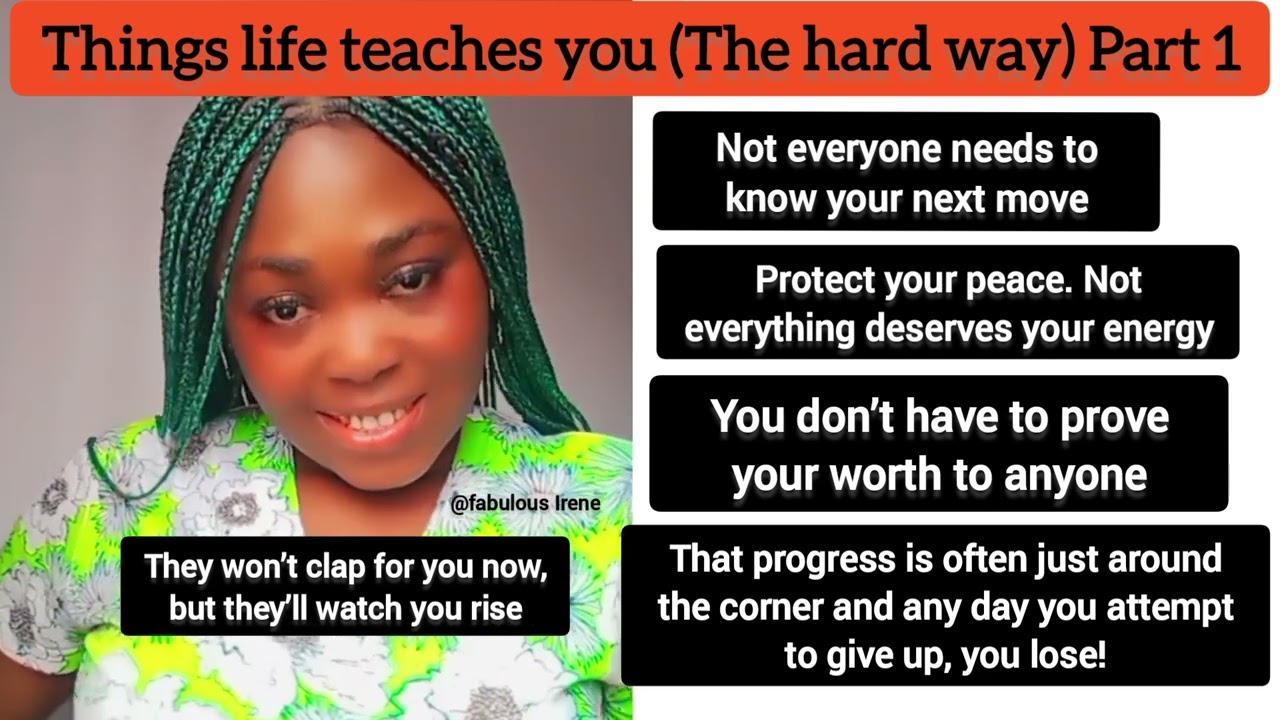 Things life teaches you the hard way #changeyourmindsetchangeyourlife  #relatable  #nothingimposible