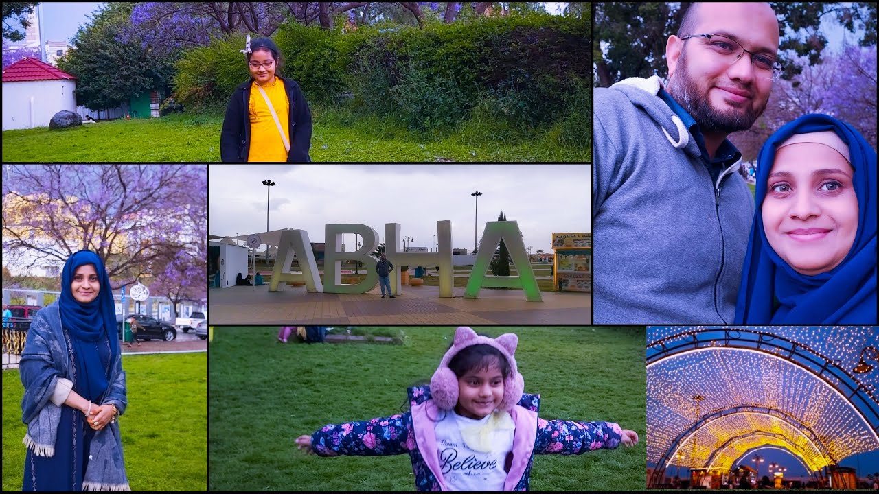 Road trip Khobar to khamez  | Abha tour Saudia arab | Airport park Abha -Art street @travellingvlog