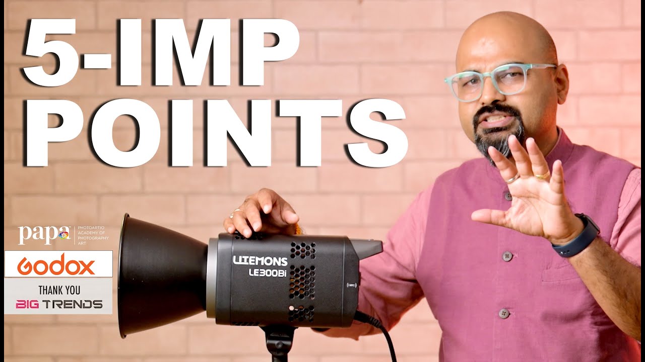 GODOX LITEMONS LE 300 Bi Light Experience by Sachin Bhor | Hindi