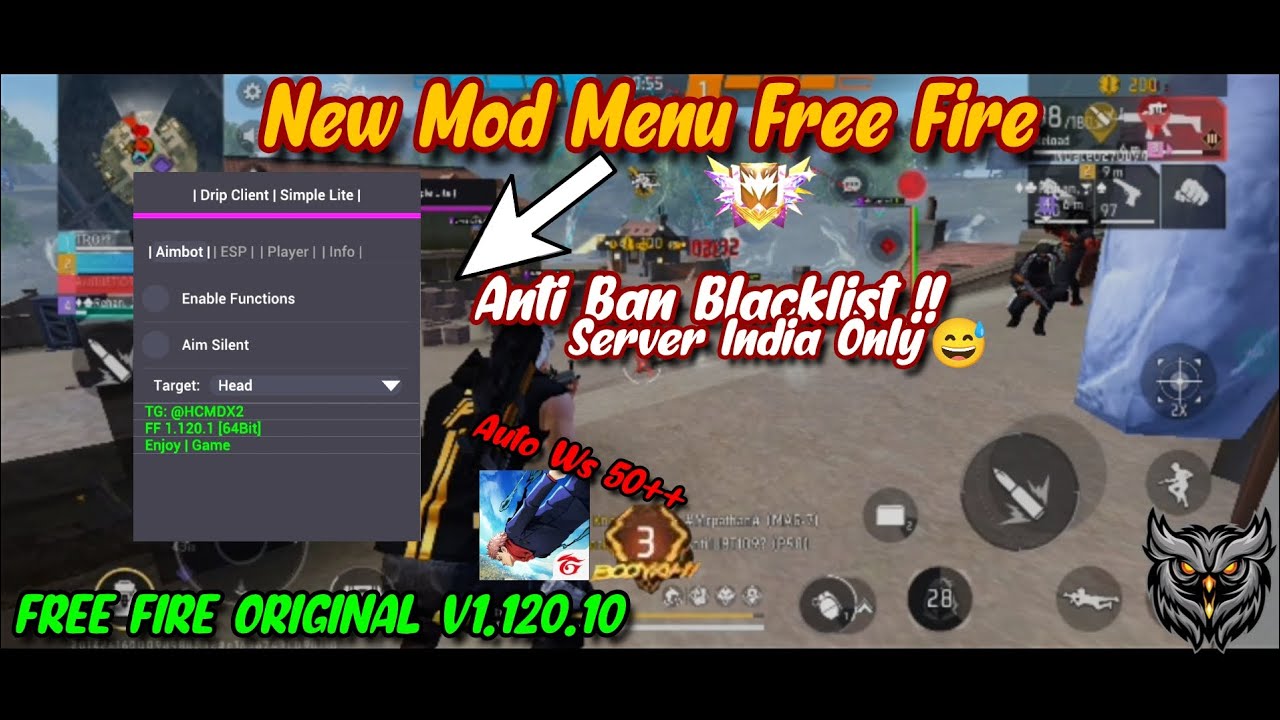 New Mod Menu 🌐 | Drip Client Lite No Ban - Blacklist !! , ⚙️How To reconnect🔧