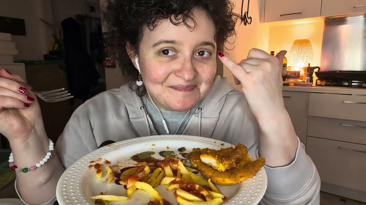 La combo perfetta esiste: cotoletta e patatine 🔥 Mukbang