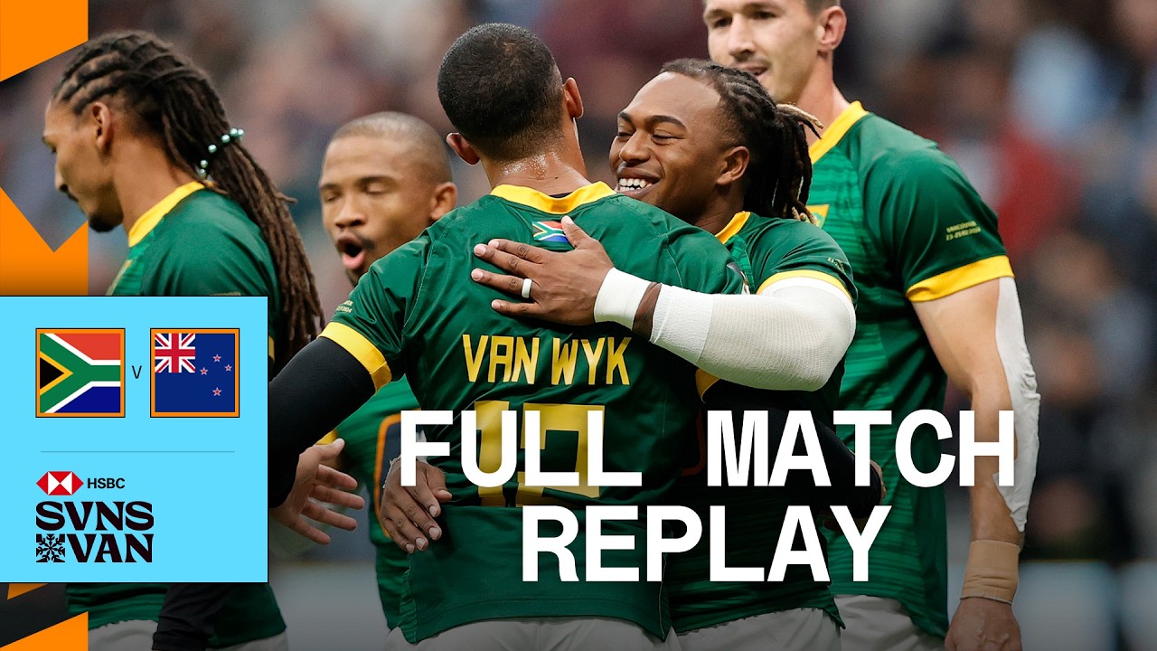 Blitzboks stun All Blacks 7s | South Africa v New Zealand | HSBC SVNS Vancouver | Full Match Replay