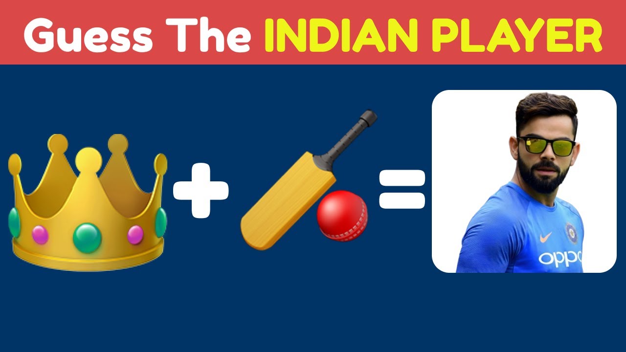Guess The Indian Cricketer By Emoji! 🏏 Emoji Puzzle Challenge (2026)