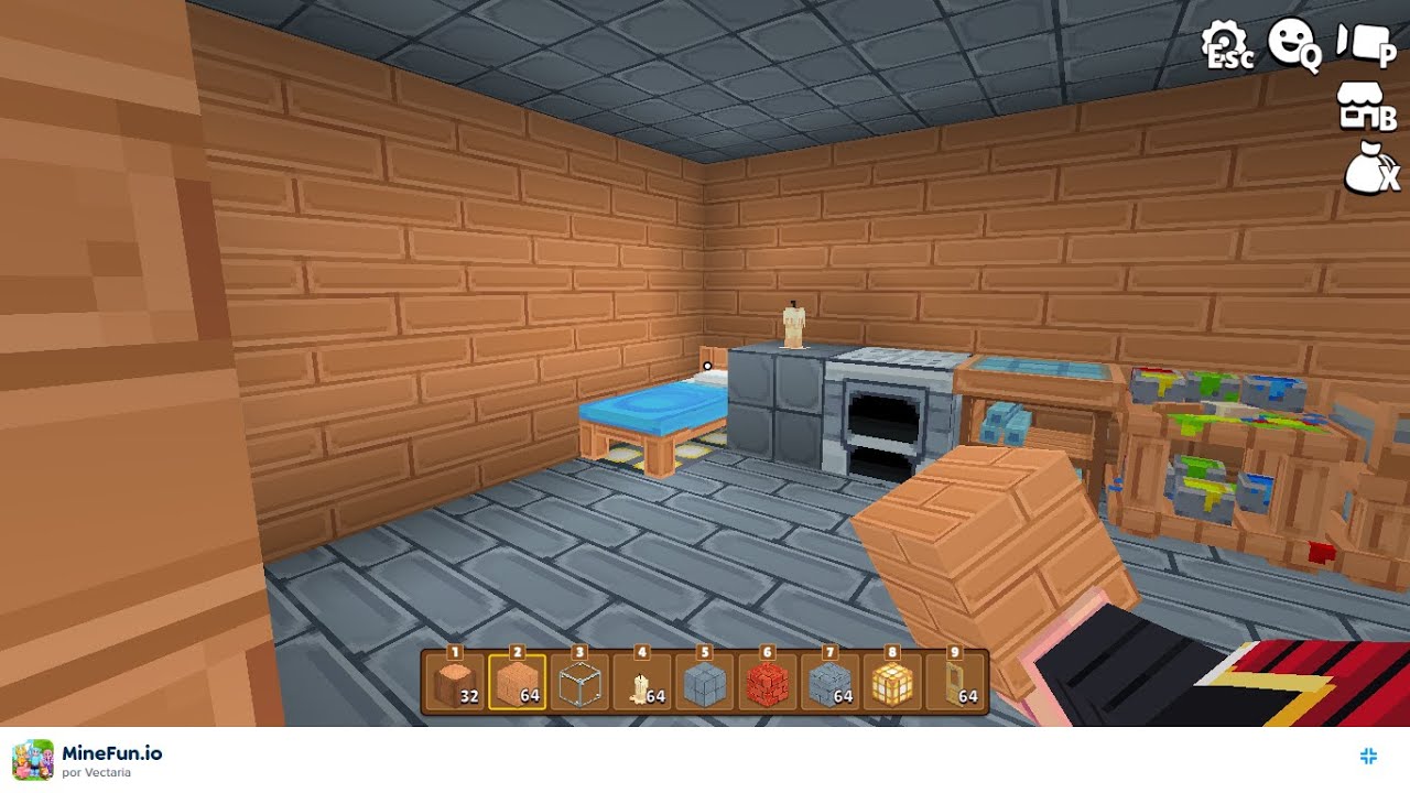 La mejor casa para tu survival en Minefun.io!