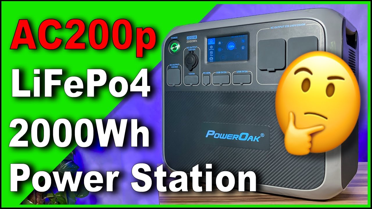 KRASSE Power Station mit 2000Wh? 🔋Nachteile? Vorteile? AC200p im EXTREMTEST! PowerOak | Bluetti