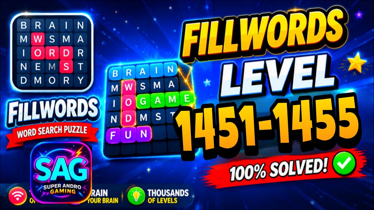 FILLWORDS level 1451 1452 1453 1454 1455