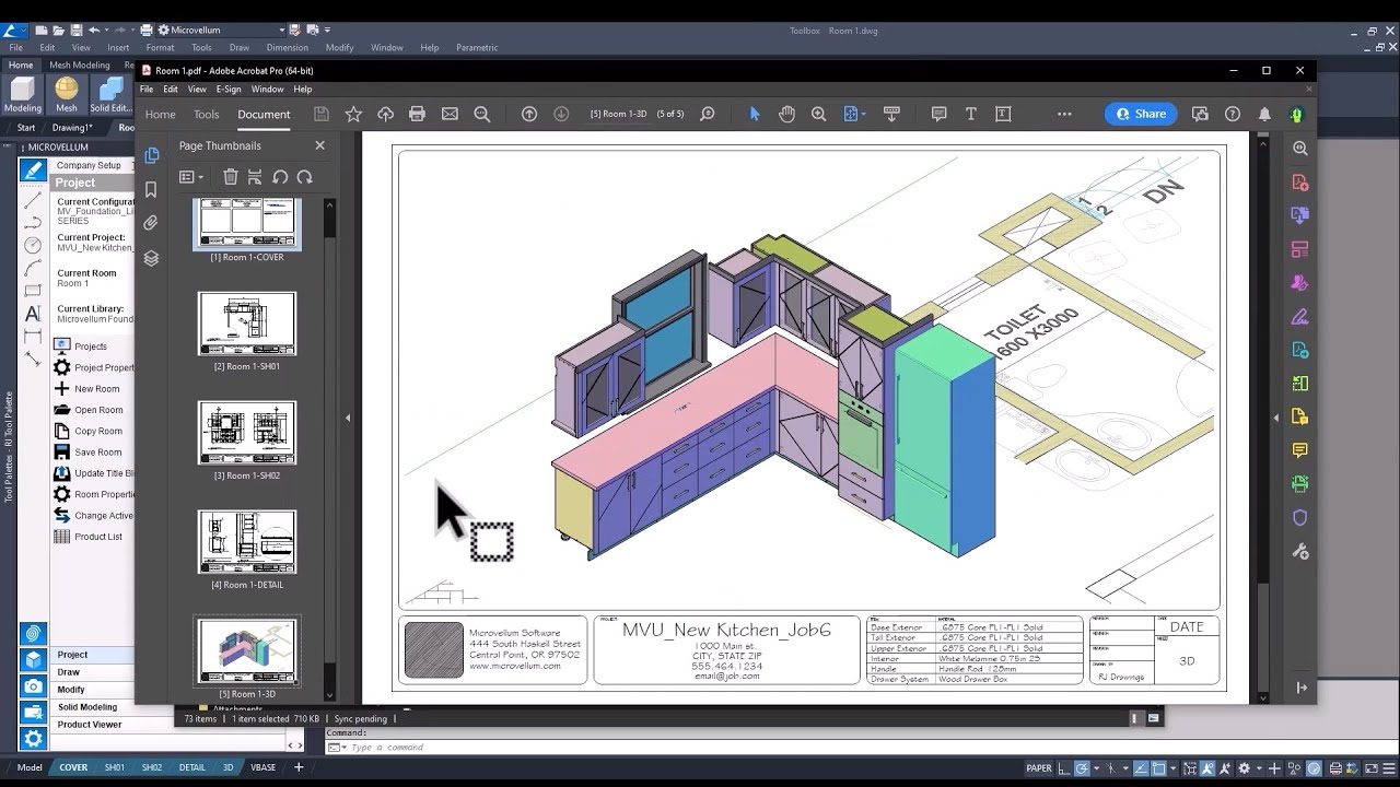 Publishing Shop Drawings for Submittal