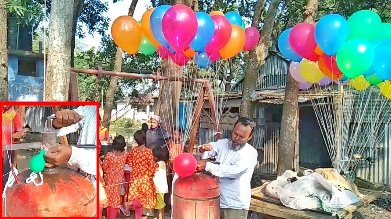 Amazing Helium Gas Balloons | Gas Balloon Machine