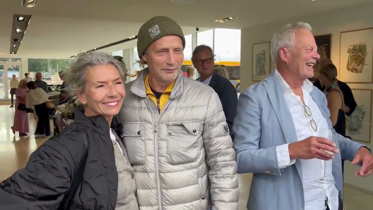 Mads Mikkelsen, Hanne Jacobsen e Jarl Friis-Mikkelsen (23/08)