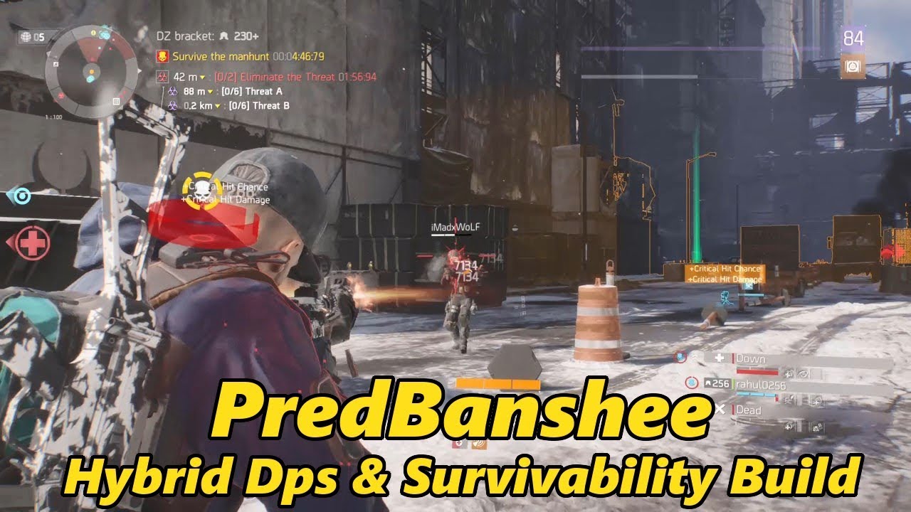 1.7.1 Hybrid PredBanshee DPS & Survivability PvP Build Gameplay(ps4)