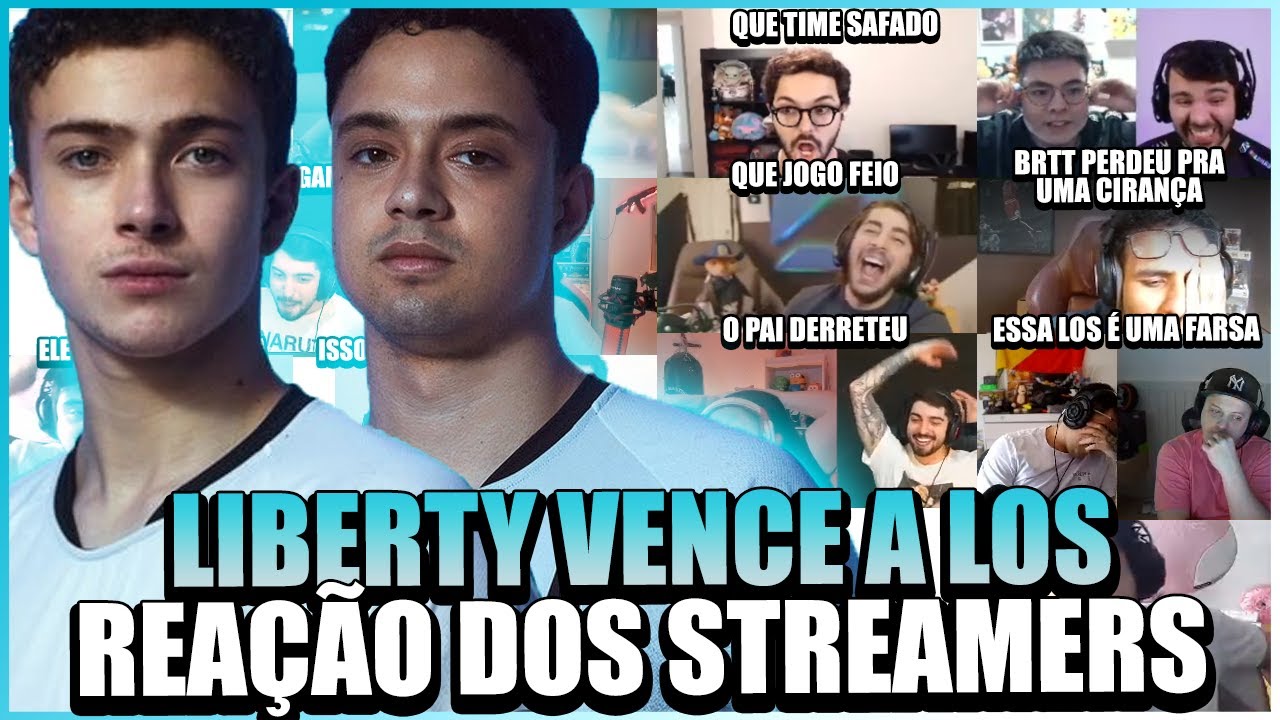 STREAMERS REAGEM ao PIOR JOGO DO CBLOL COM VITÓRIA DA LIBERTY CONTRA LOS DE BRTT na SUPERSEMANA