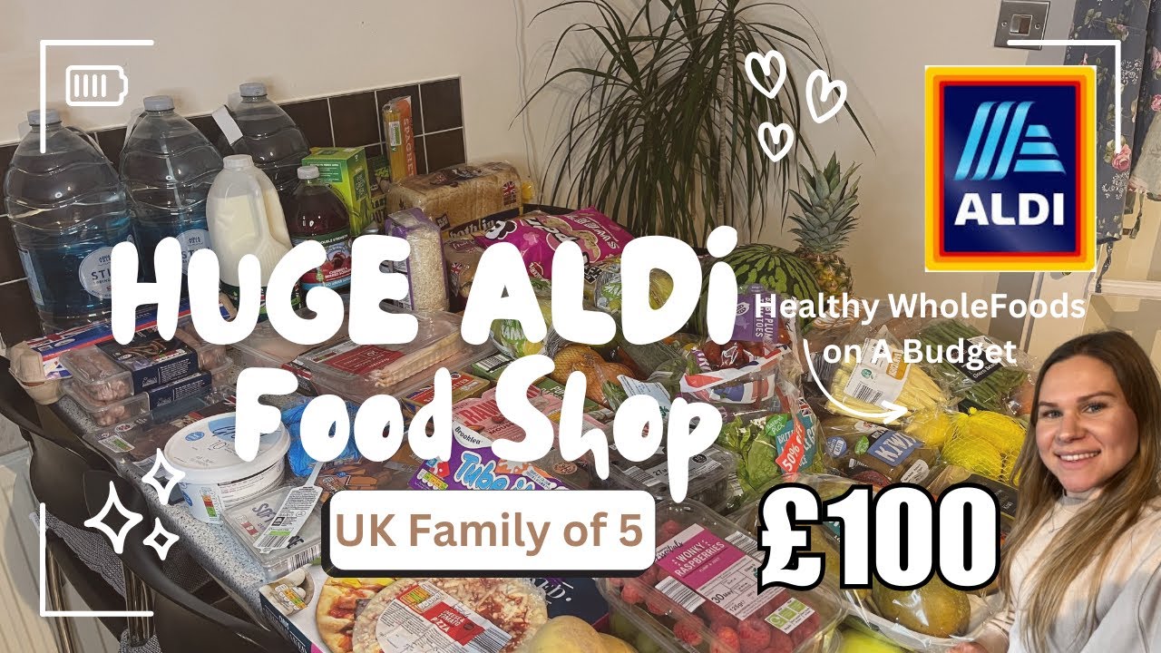 Доставка продуктов из Великобритании | Семья из 5 человек | Доставка ALDI по Великобритании | Бюд...