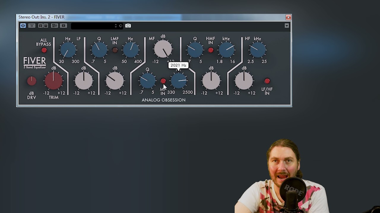 Free Plugin Friday | Analog Obsession FIVVER Five Band Equalizer