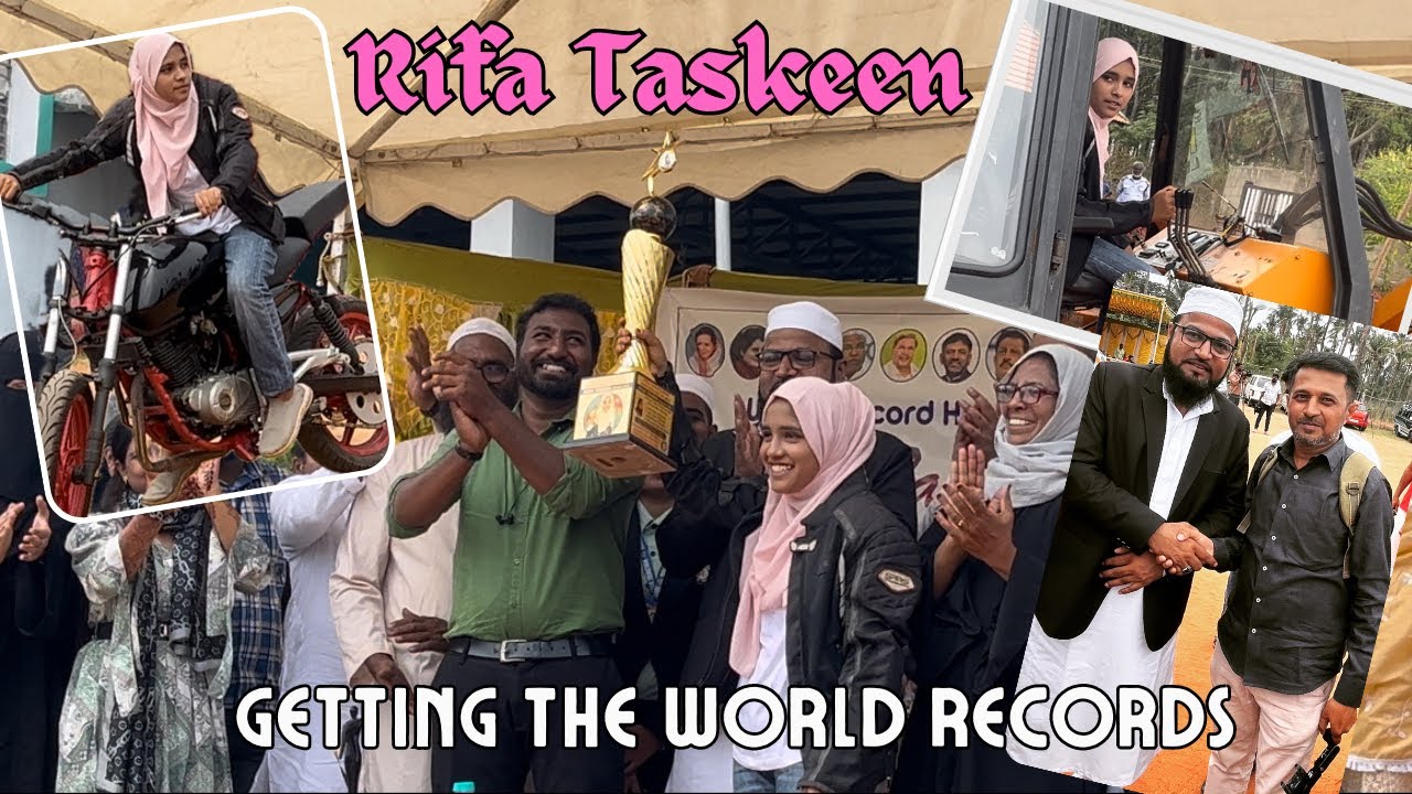 Rifa Taskeen achieving The World Records😍🔥 || At Such a young age🤩🚙 || At Mysore