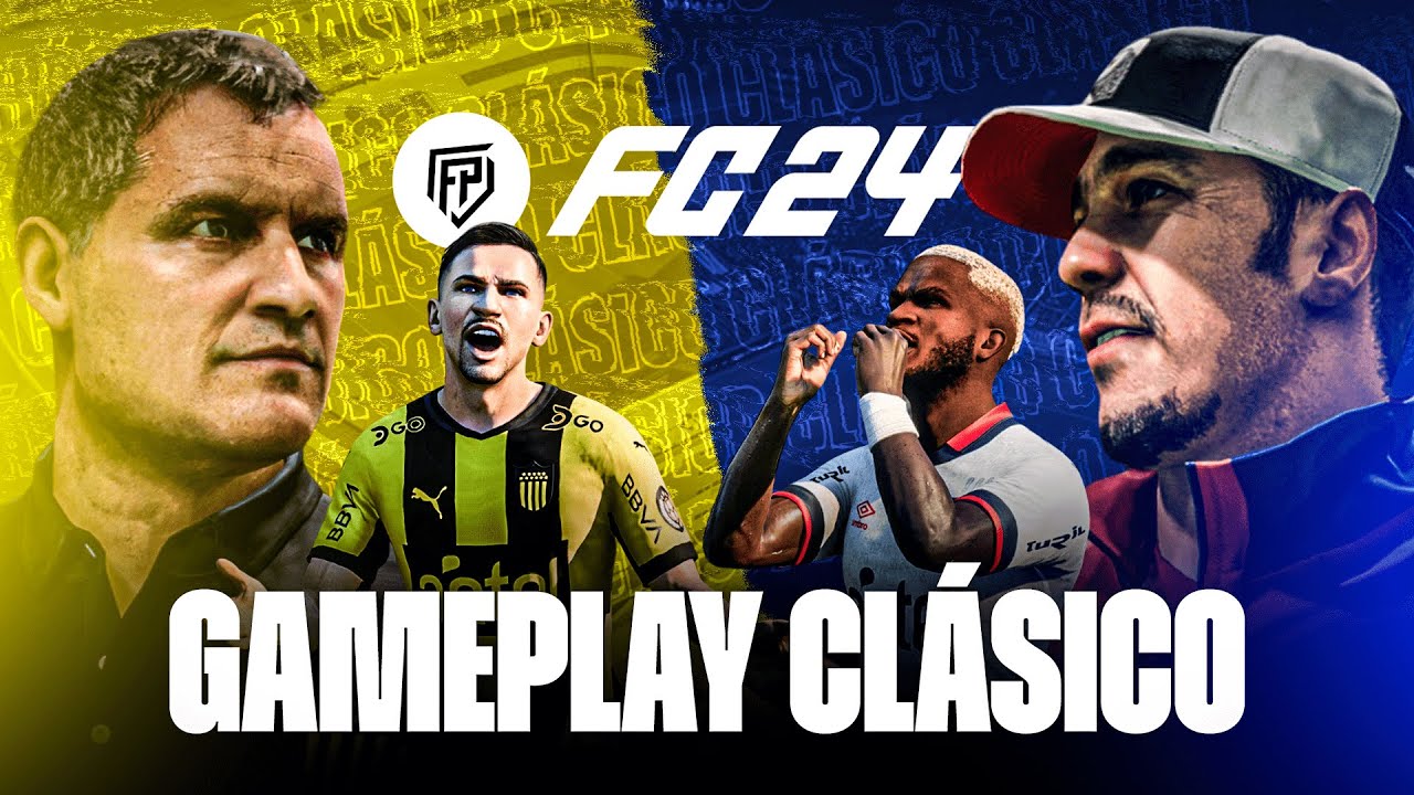 FC24 Peñarol Vs Nacional Gameplay Simulación Clásico 2024