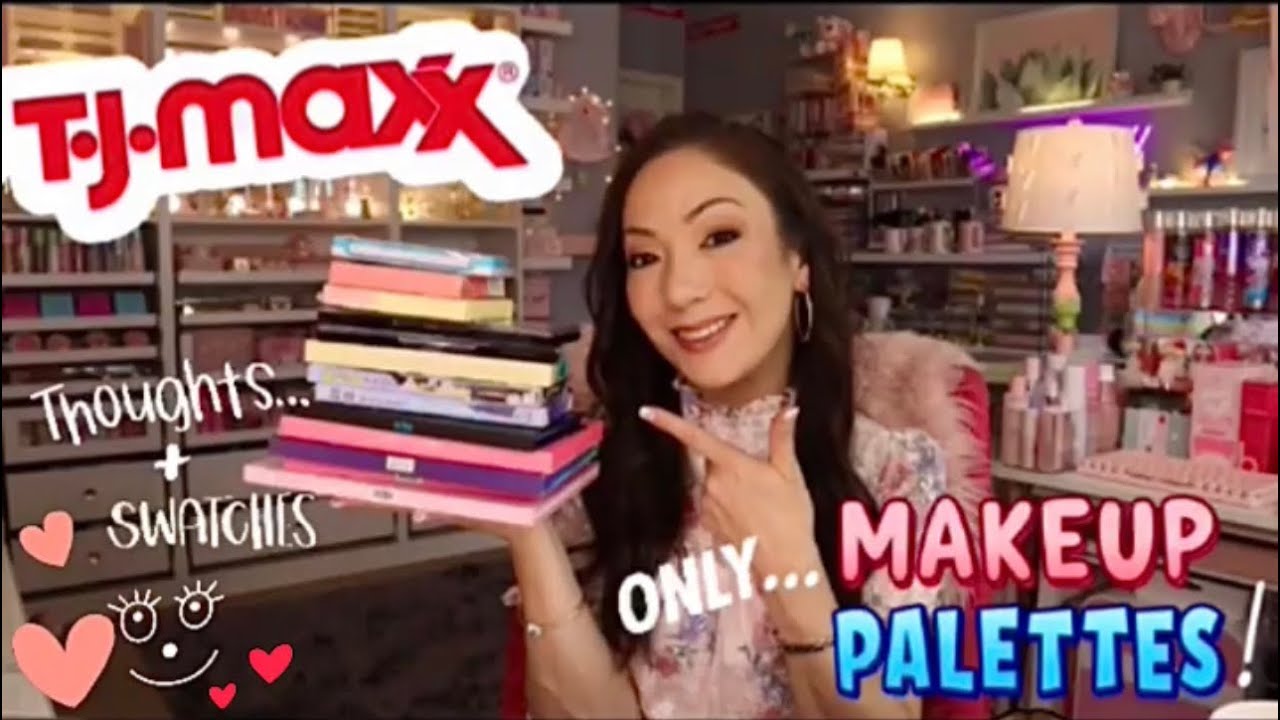 My SUPER-girly TJMAXX Haul | makeup palettes! ❤️