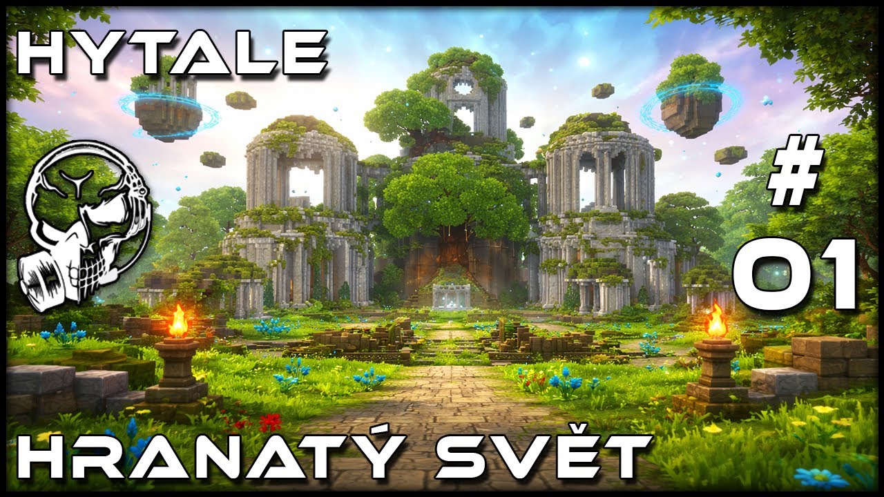 1 DEN V TOMTO KRÁSNÉM HRANATÉM SVĚTĚ | Hytale #1 CZ / SK
