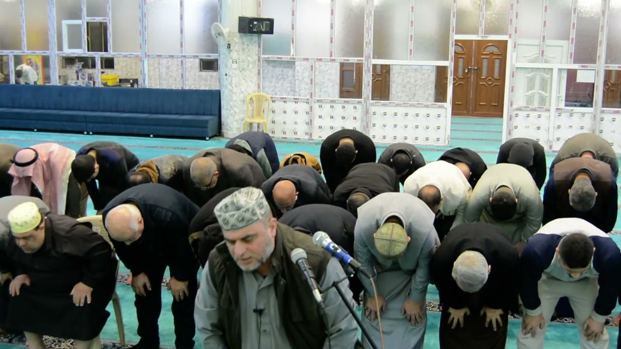 صلاة الوتر للقارئ عبد الله محمد المولى في جامع الحاج حازم المشهداني 