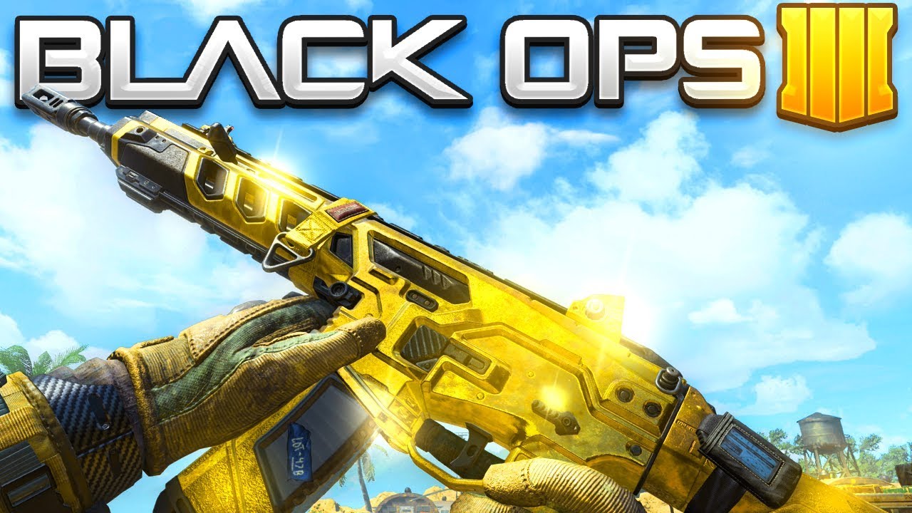 GOLD WEAPON CAMO UNLOCKED in  Black Ops 4
