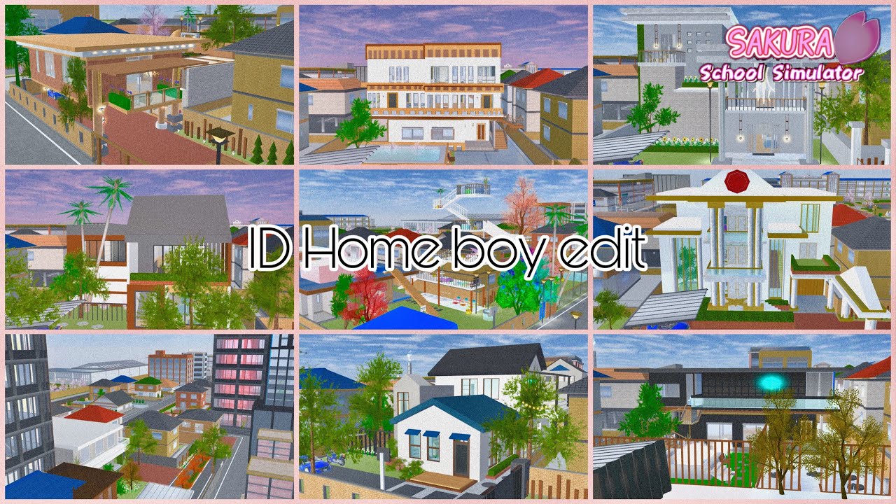 ID-Home boy Edit ថ្មីស្អាតៗណាស់ 🌼 / Sakura SchoolSimulator 🌻