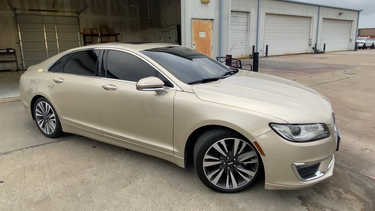 Removing Old Window Tint on MKZ