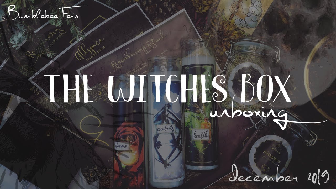 THE WITCHES BOX UNBOXING December 2019: The Reawakening Ritual Box || Bumblebee Fern
