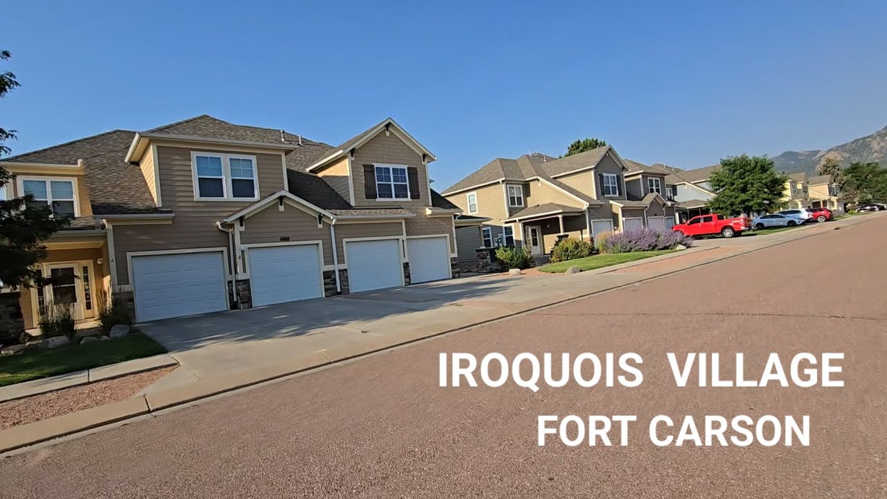 LET'S DO A WALKTHROUGH  OF IROQUOIS VILLAGE HOUSING COMMUNITY FORT CARSON  COLORADO 
