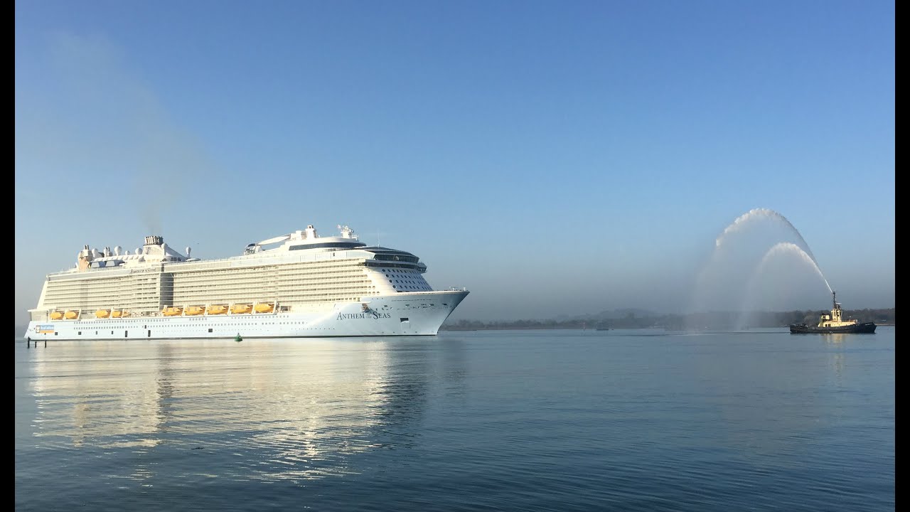 Anthem of the Seas - Grand arrival in Southampton (15 April)