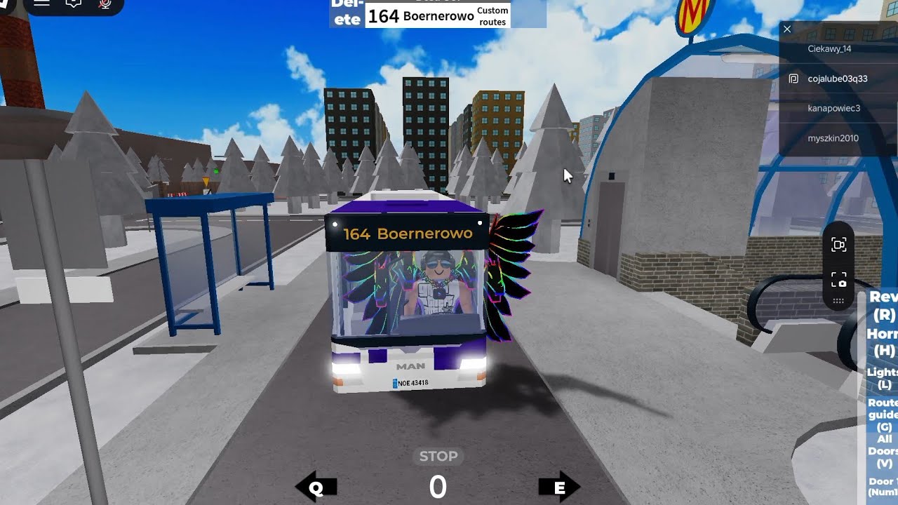 Nid's Buses & Trams Linia 164 Boernerowo
