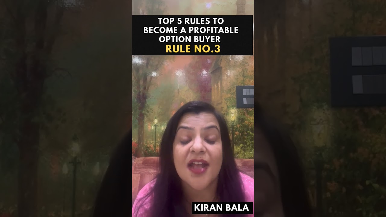 5 Steps To Be Profitable Option Buyer. Rule No 3. #optionbuying #stockmarket