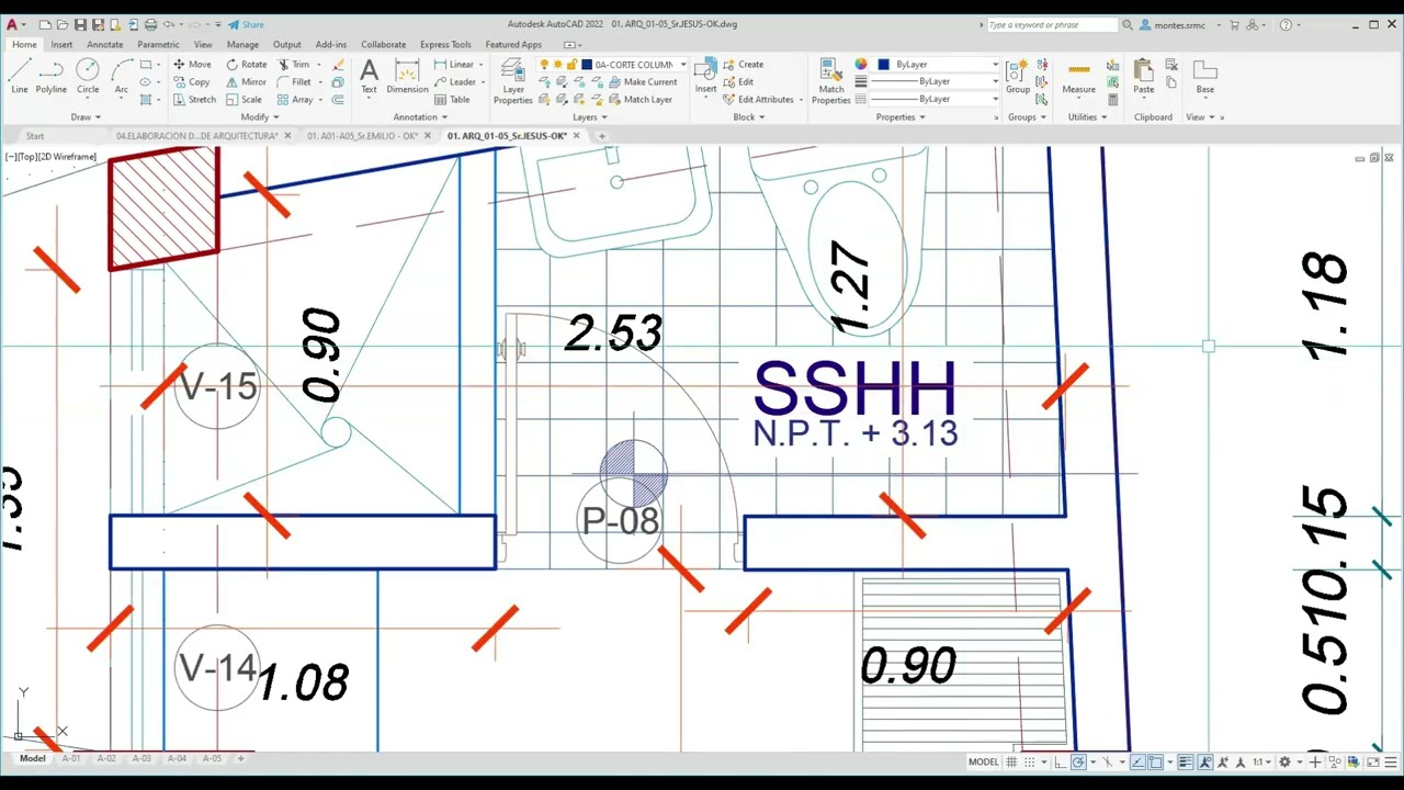 Autocad Básico a Intermedio:   (Sesión 13, PTE 2)