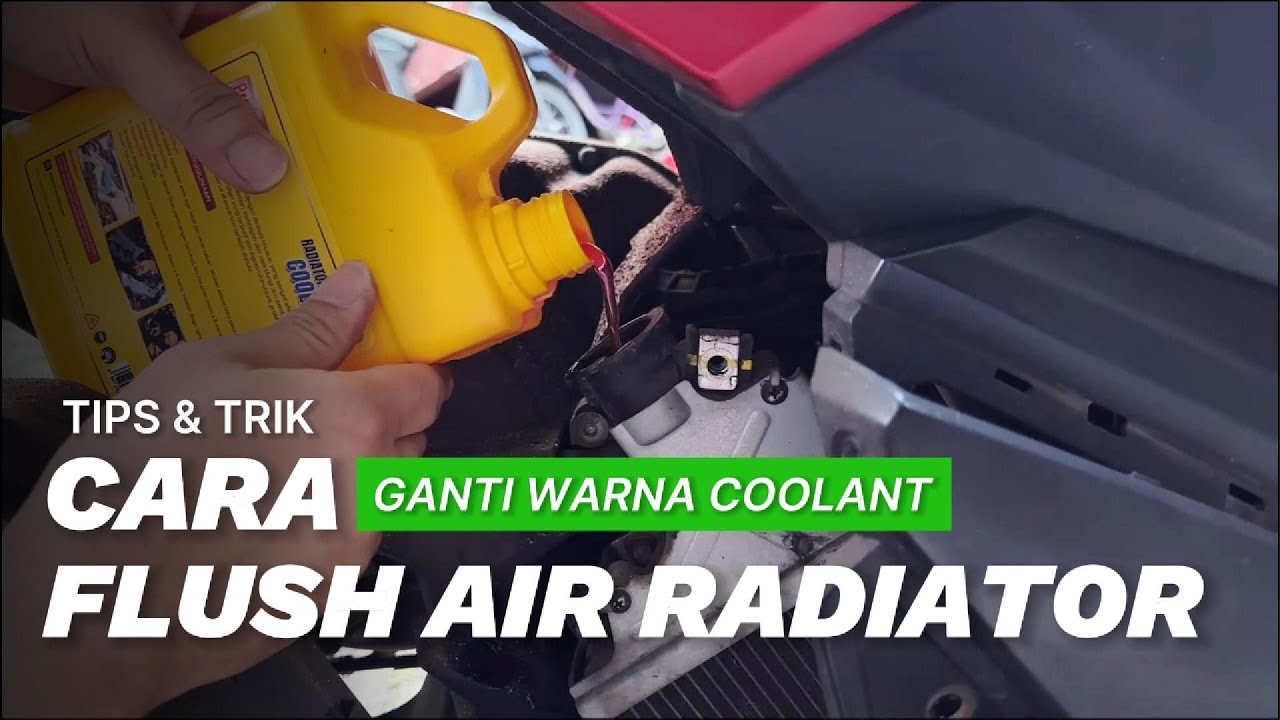 CARA KURAS TOTAL AIR RADIATOR MOTOR VARIO 160 YANG BENAR