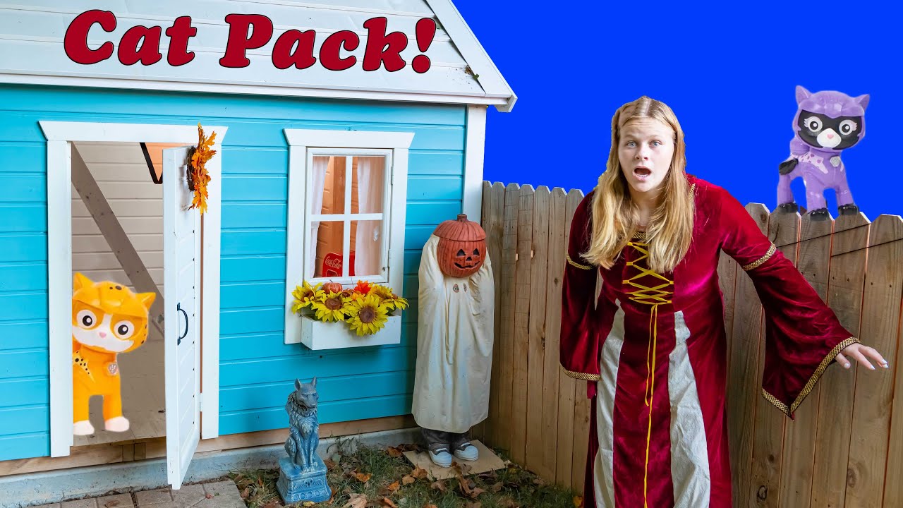 Assistant Searches for the Paw Patrol CatPack at Halloween Campground