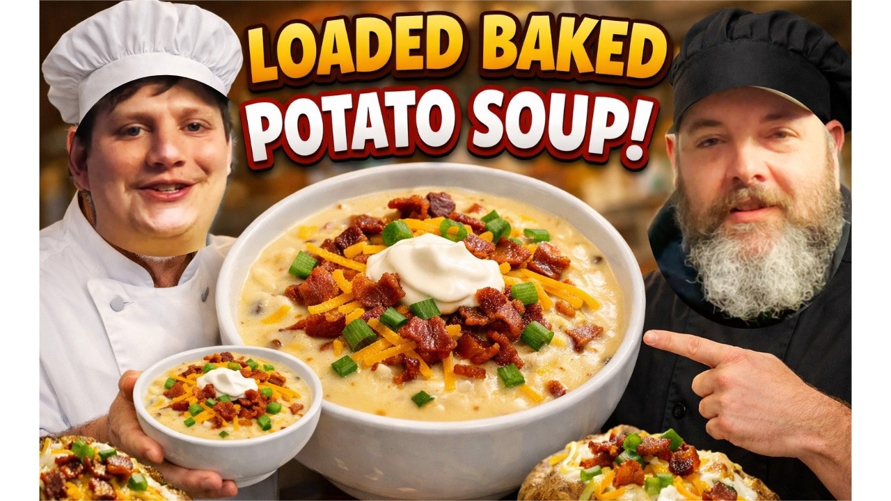 Loaded Potato Soup! Perfect Winter Time Food!