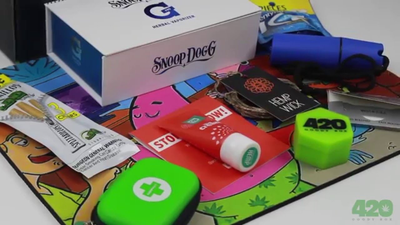 OFFICIAL 420GoodyBox Top Shelf September 2015 Unboxing